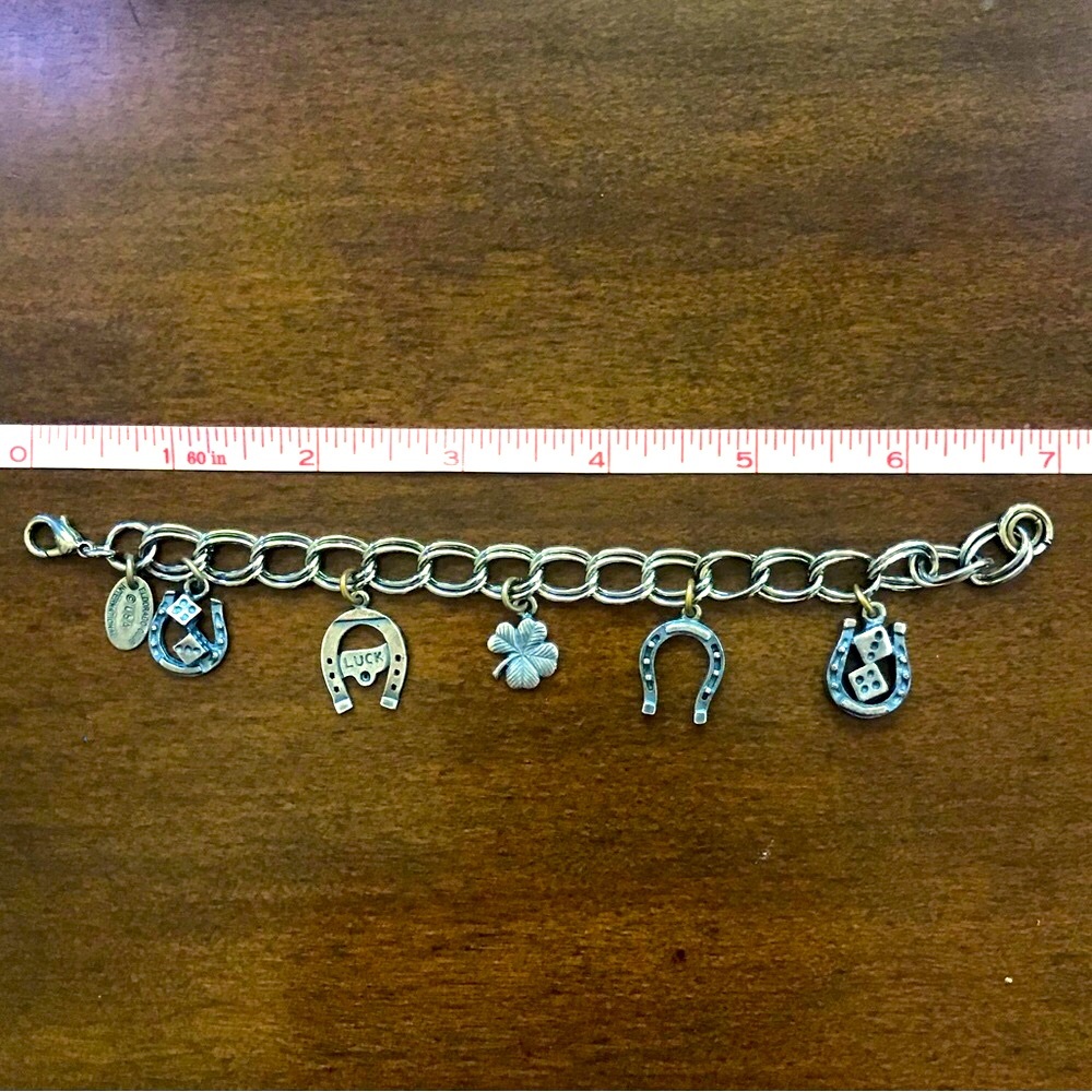 Lucky Charm Bracelet approximately 7”